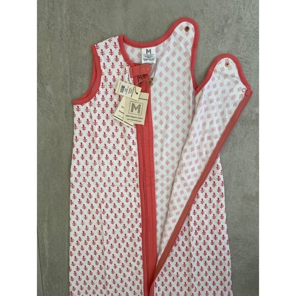 Malabar Baby Wearable Blanket Pink City Sleeping Sack Lightweight 6-18 M Organic - Picture 10 of 16